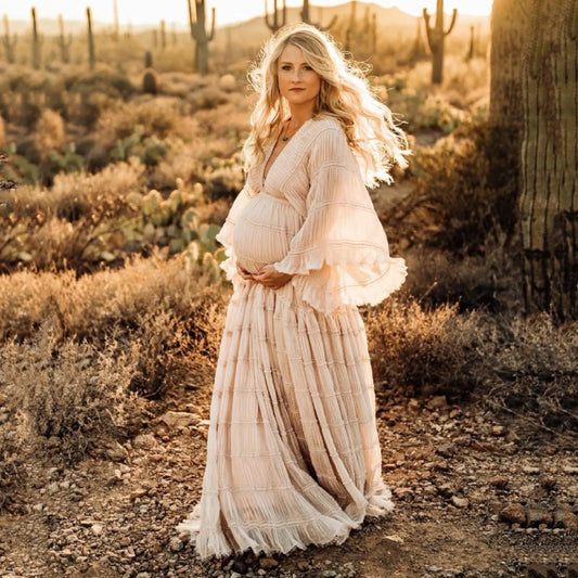 Luna Maxi Dress | Champagne